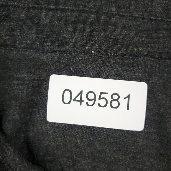 Lululemon Polo Shirt Mens Large Gray Tech Casual Short Sleeve Adult * - Picture 8 of 8